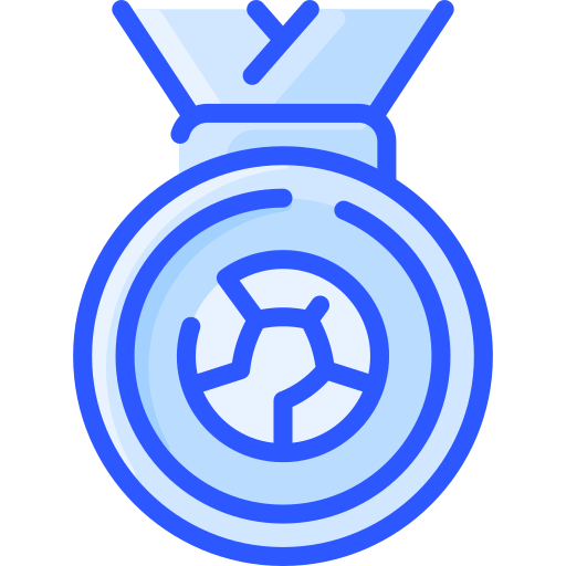 Medal Vitaliy Gorbachev Blue icon