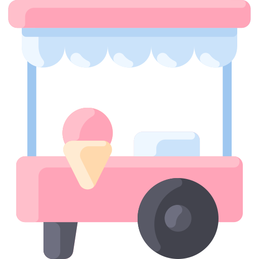 Ice cream car Vitaliy Gorbachev Flat icon