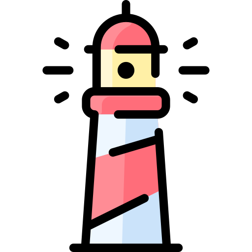 Lighthouse Vitaliy Gorbachev Lineal Color icon