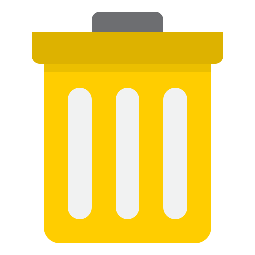 Bin srip Flat icon