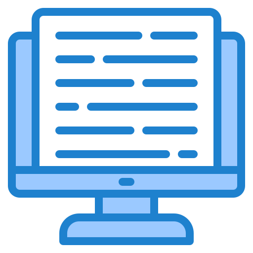archivo srip Blue icono