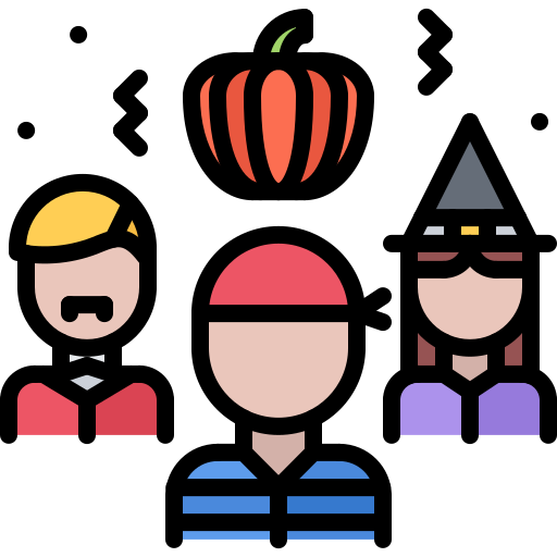 halloween party Coloring Color icon