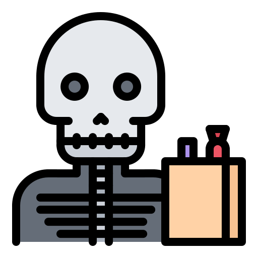 skelett Coloring Color icon