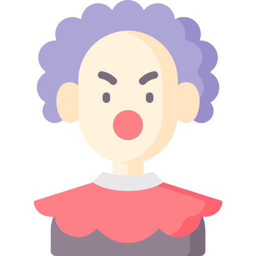 Clown Special Flat icon