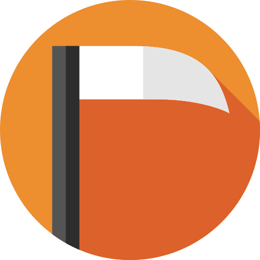 Scythe Flat Circular Flat icon