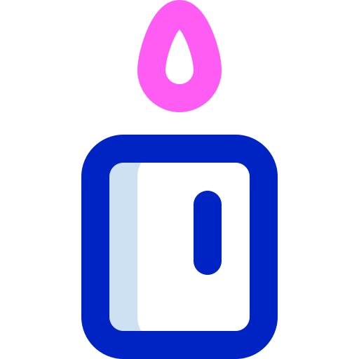 bougie Super Basic Orbit Color Icône