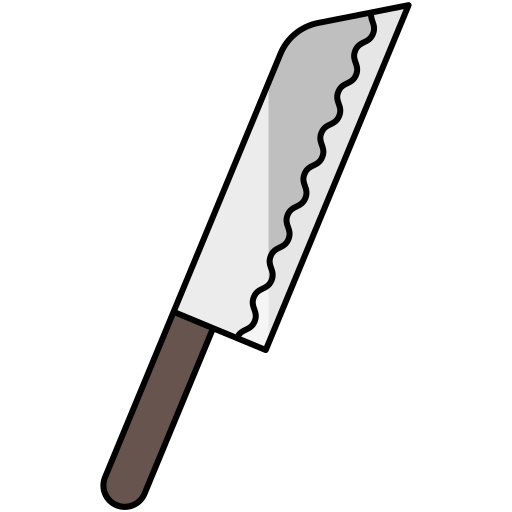 Нож Generic Outline Color иконка