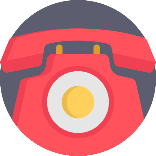telefon Detailed Flat Circular Flat ikona