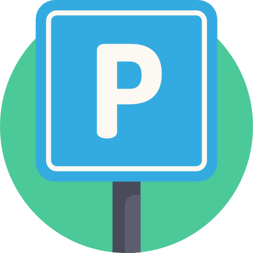 Parking Detailed Flat Circular Flat icon