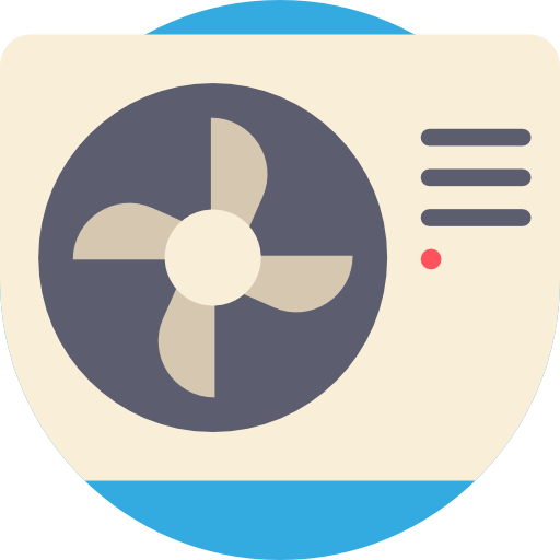 エアコン Detailed Flat Circular Flat icon