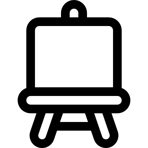 화가 Basic Rounded Lineal icon