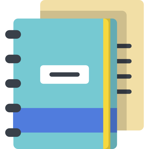 Notebooks Kawaii Flat icon