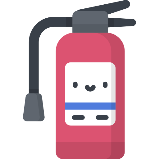 Fire extinguisher Kawaii Flat icon