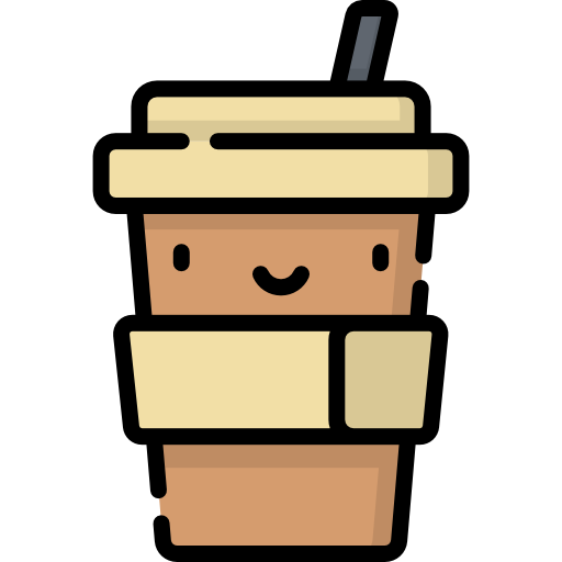 kaffeetasse Kawaii Lineal color icon