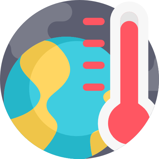 地球温暖化 Detailed Flat Circular Flat icon
