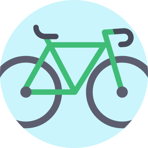 bicicleta Detailed Flat Circular Flat Ícone