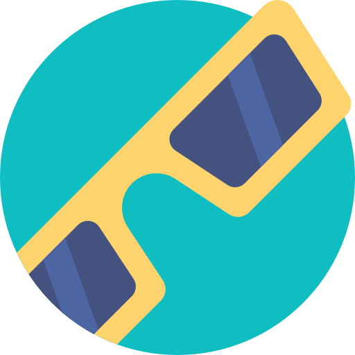 Sunglasses Detailed Flat Circular Flat icon