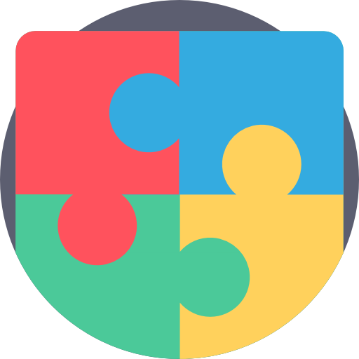 Puzzle Detailed Flat Circular Flat icon