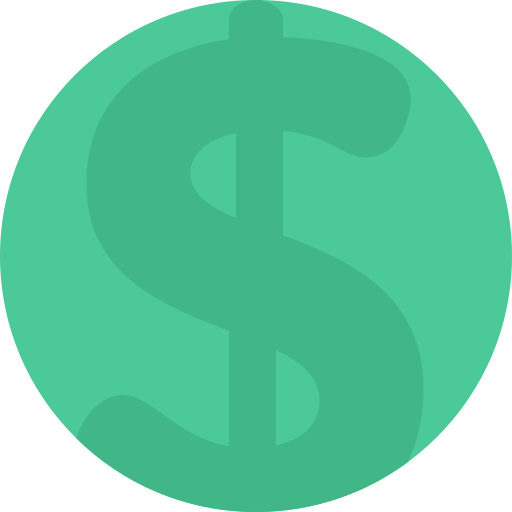 dollar Detailed Flat Circular Flat icon