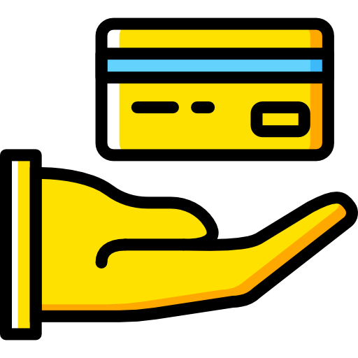 cartão de crédito Basic Miscellany Yellow Ícone