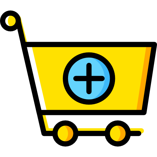 Shopping cart Basic Miscellany Yellow icon