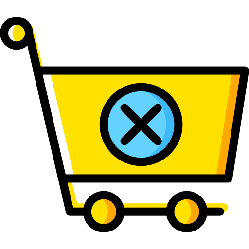 carrinho de compras Basic Miscellany Yellow Ícone