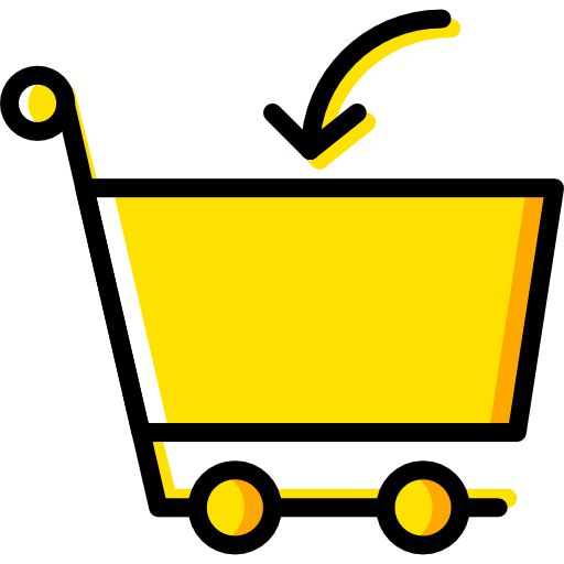 carrito de compras Basic Miscellany Yellow icono