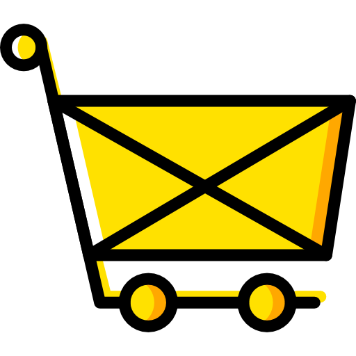 carrello della spesa Basic Miscellany Yellow icona