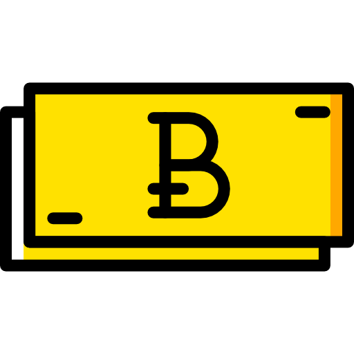 bitcoin Basic Miscellany Yellow Ícone