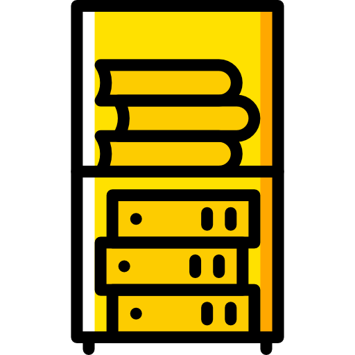 Étagère à livres Basic Miscellany Yellow Icône