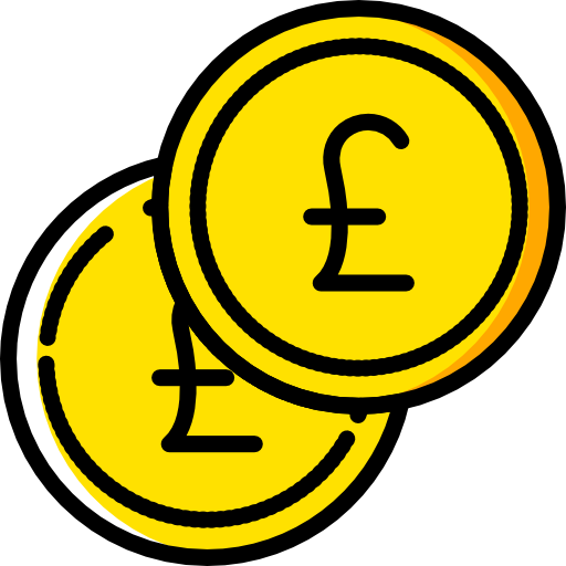 pfund sterling Basic Miscellany Yellow icon