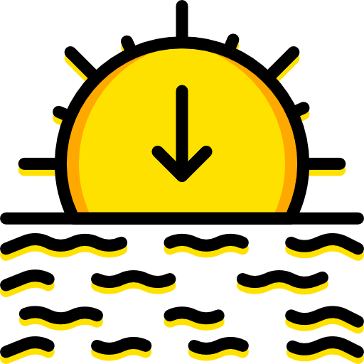 Sunset Basic Miscellany Yellow icon