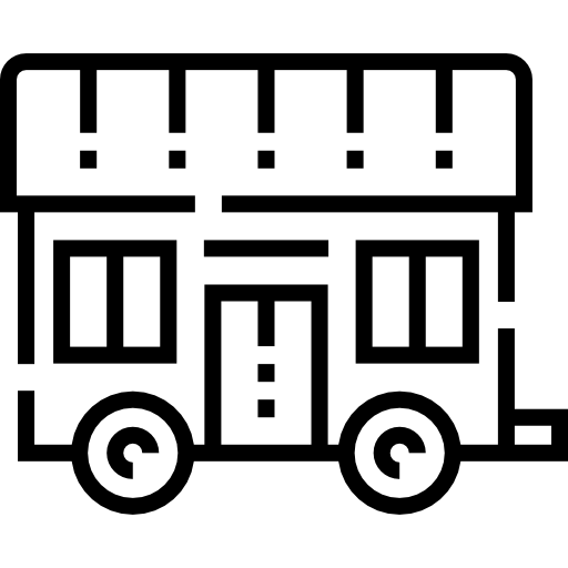 キャラバン Detailed Straight Lineal icon