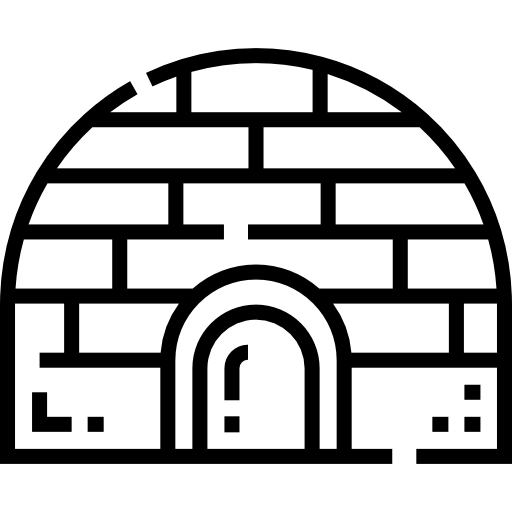 iglú Detailed Straight Lineal icono