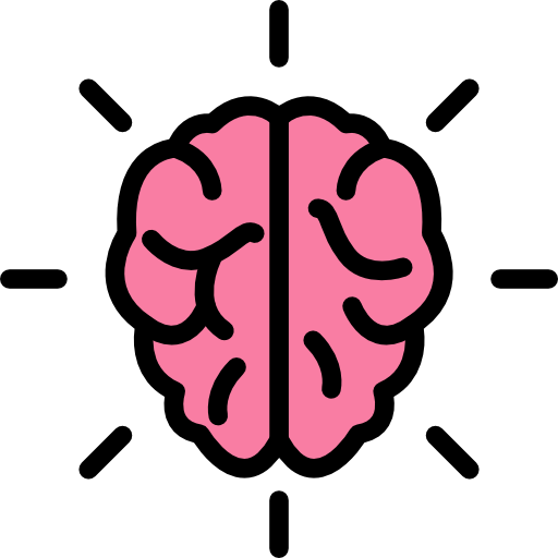 cervello Darius Dan Lineal Color icona