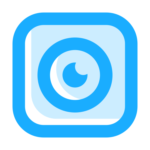 カメラ Generic Blue icon