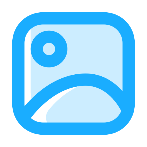 Pictures Generic Blue icon