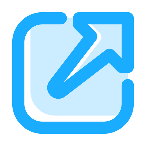 最大化する Generic Blue icon
