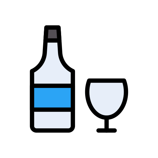 Alcohol Vector Stall Lineal Color icon