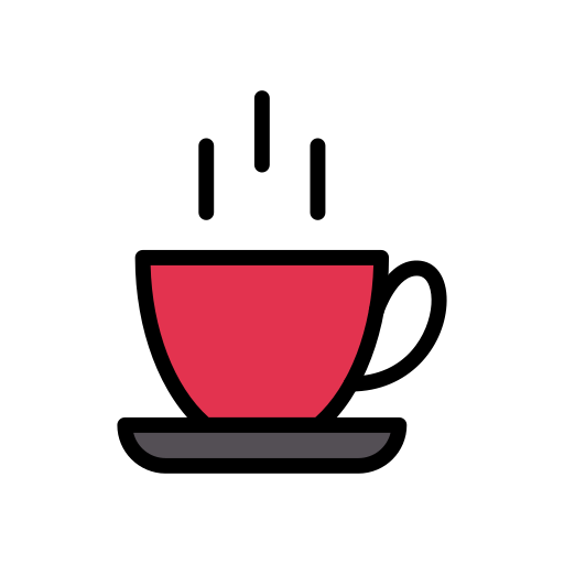 filiżanka herbaty Vector Stall Lineal Color ikona