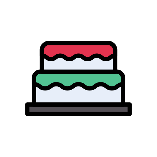 Торт Vector Stall Lineal Color иконка