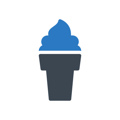アイスクリームコーン Generic Blue icon