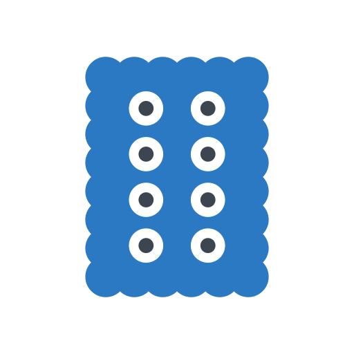 plätzchen Generic Blue icon