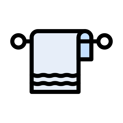 toalla Vector Stall Lineal Color icono