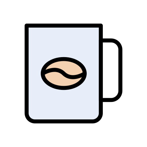Кофейная чашка Vector Stall Lineal Color иконка
