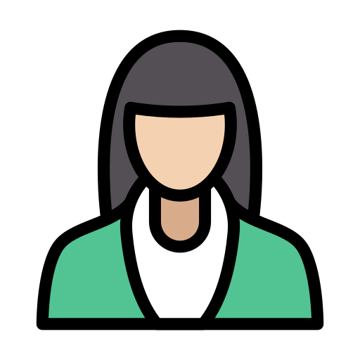 Woman Vector Stall Lineal Color icon