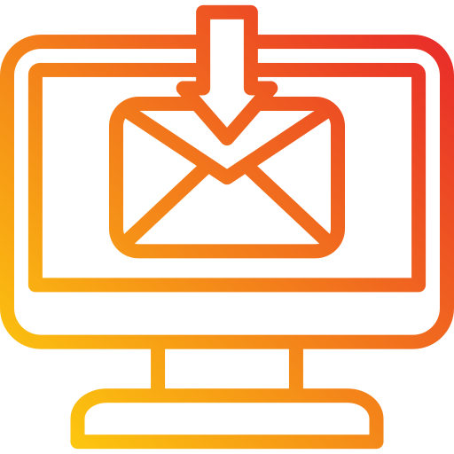 Inbox mail Generic Gradient icon