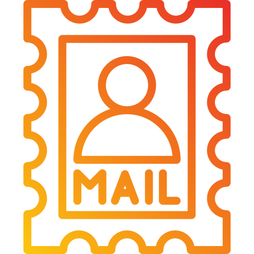 timbre postal Generic Gradient Icône