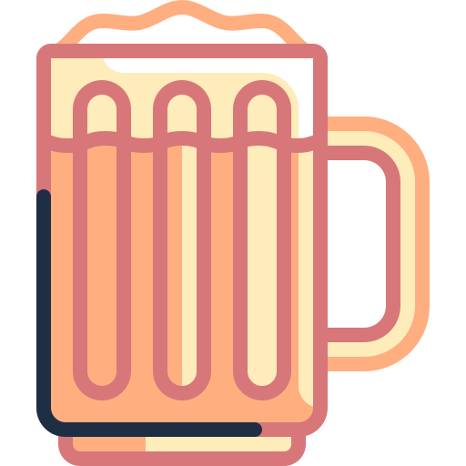 Beer mug Special Meteor Lineal color icon
