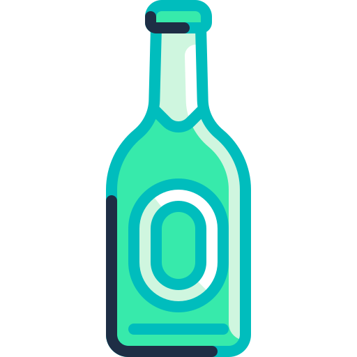 Beer bottle Special Meteor Lineal color icon